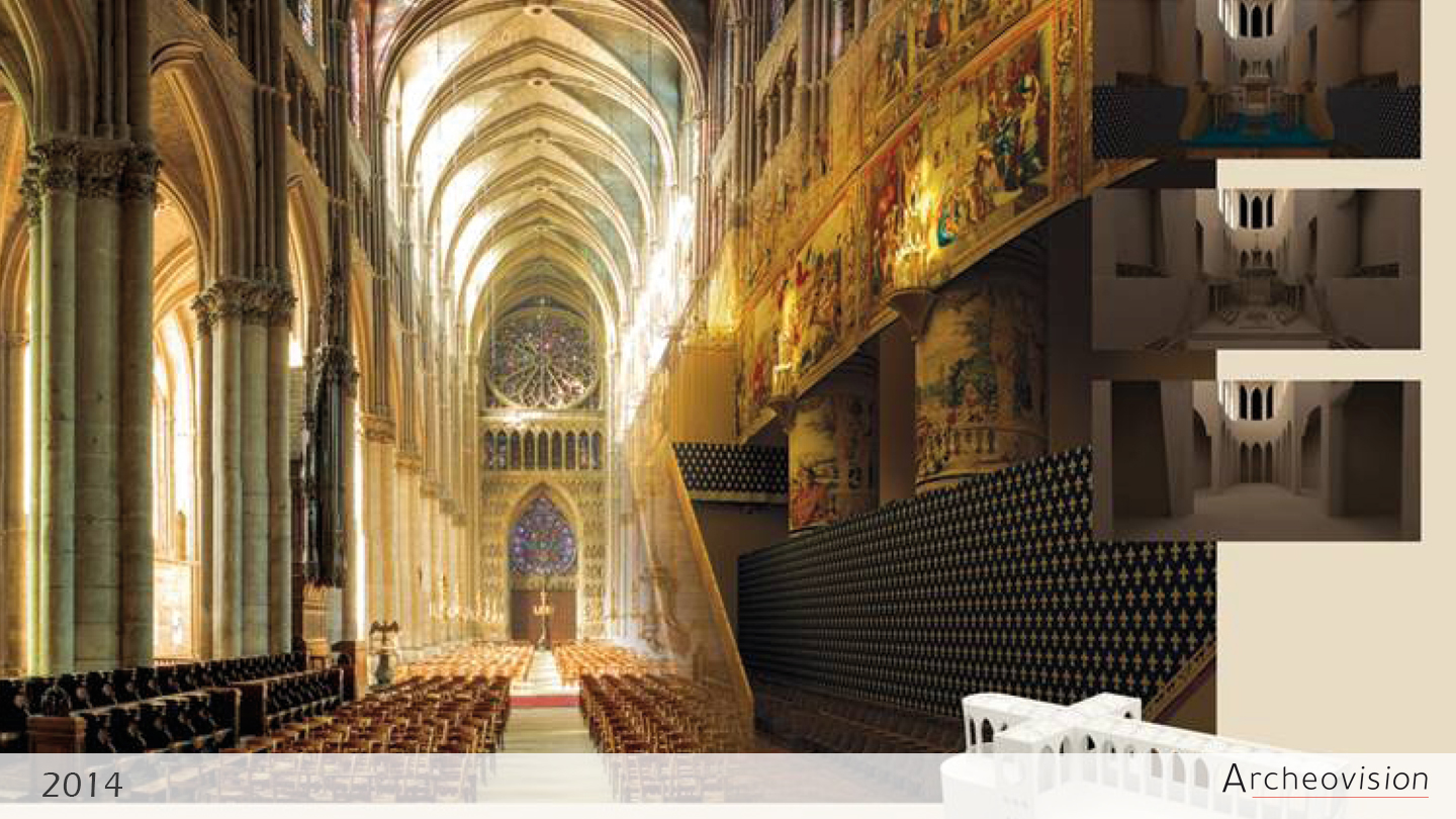 Cathédrale de Reims, projet Arachné