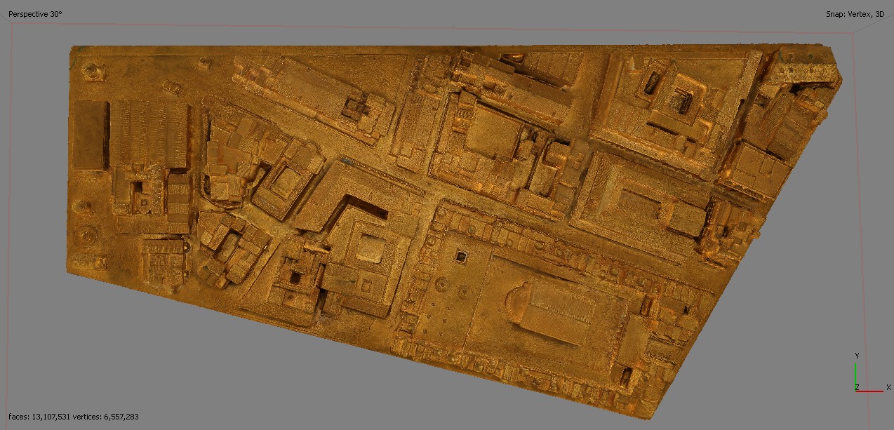 Quartier du Trastevere - Plaque N°5 (Plan de Rome par Paul Bigot)