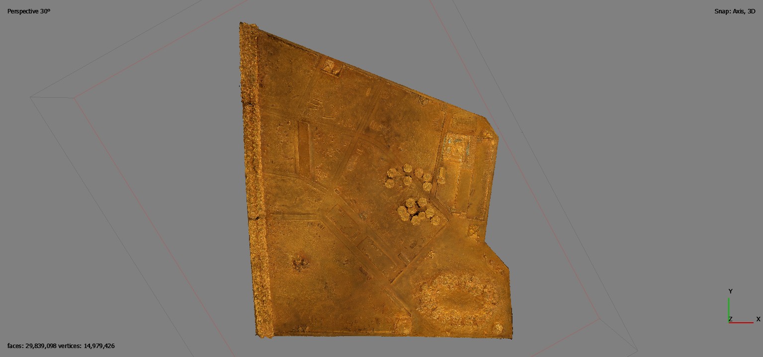 Officinae Marmorariorum – Plaque N°22 (Plan de Rome par Paul Bigot)
