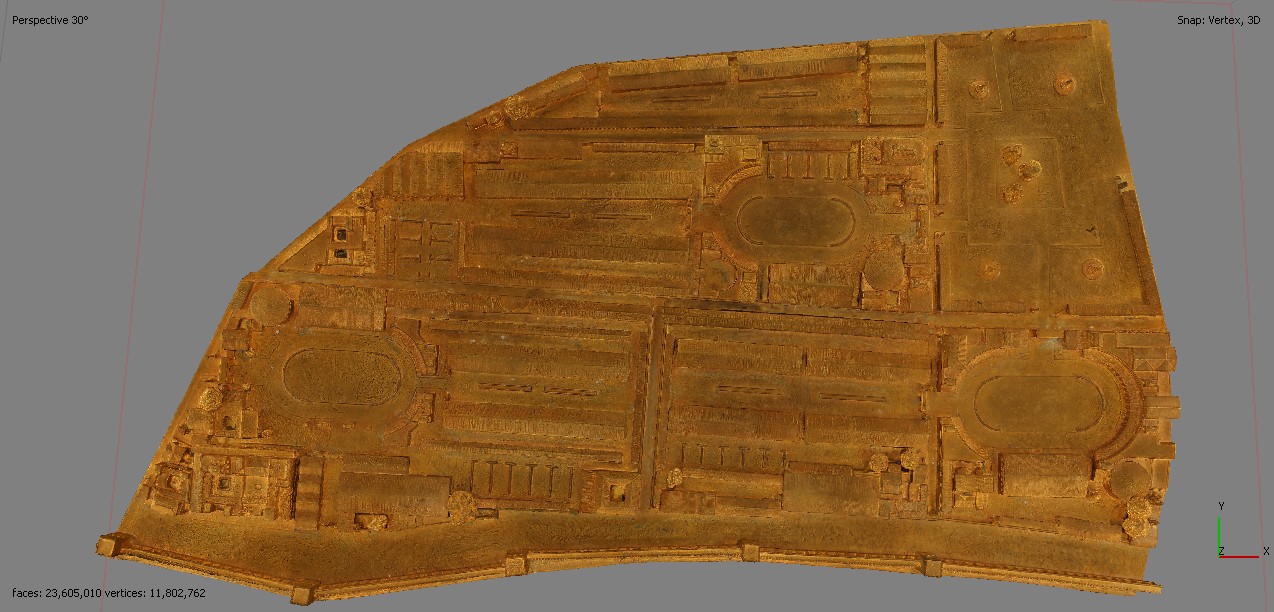 Navalia – Plaque N°25 (Plan de Rome par Paul Bigot)