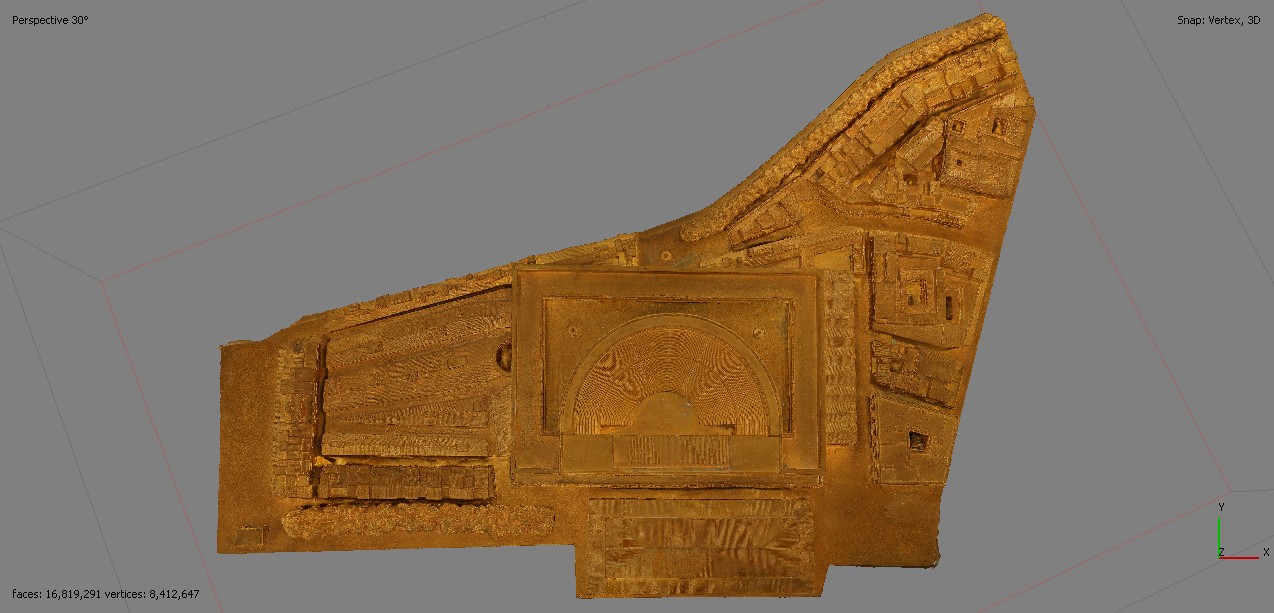 Théâtre de Balbus – Plaque N°27 (Plan de Rome par Paul Bigot)