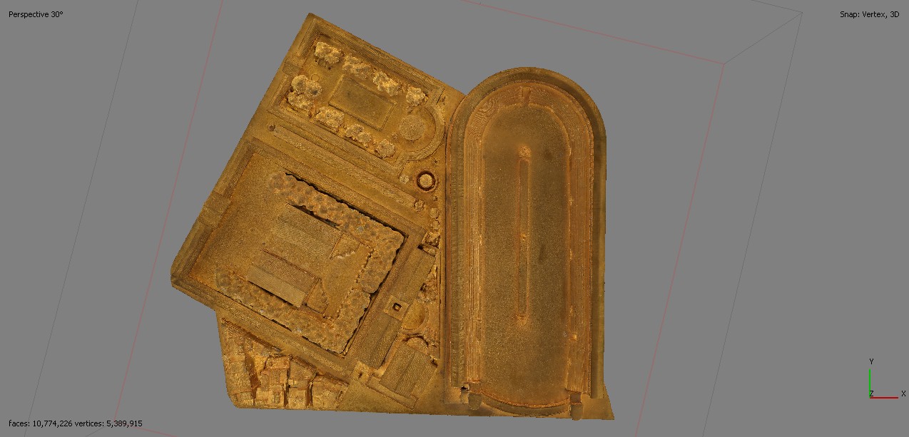 Cirque Flaminius - Plaque N°28 (Plan de Rome par Paul Bigot)