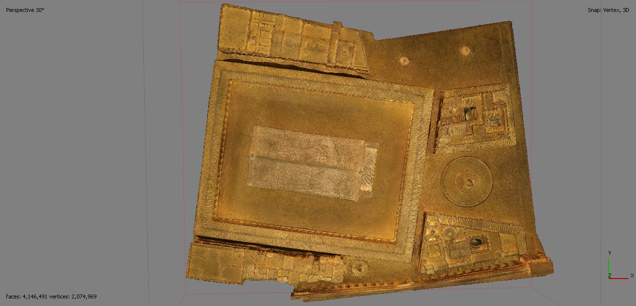 Temple d'Hadrien - Plaque N°35 (Plan de Rome par Paul Bigot)