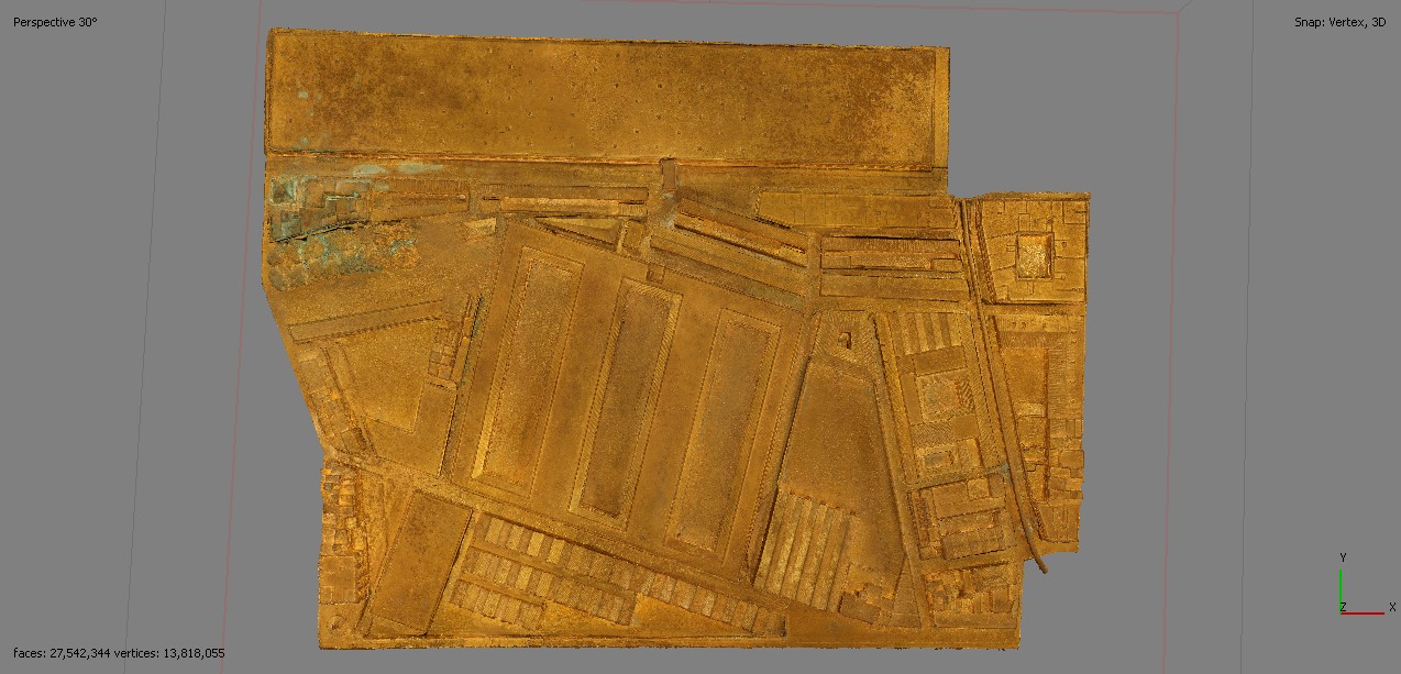 Campus d'Agrippae - Plaque 38 (Plan de Rome par Paul Bigot)