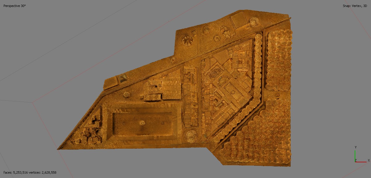 Portique de Vipsania - Plaque N°40 (Plan de Rome par Paul Bigot)